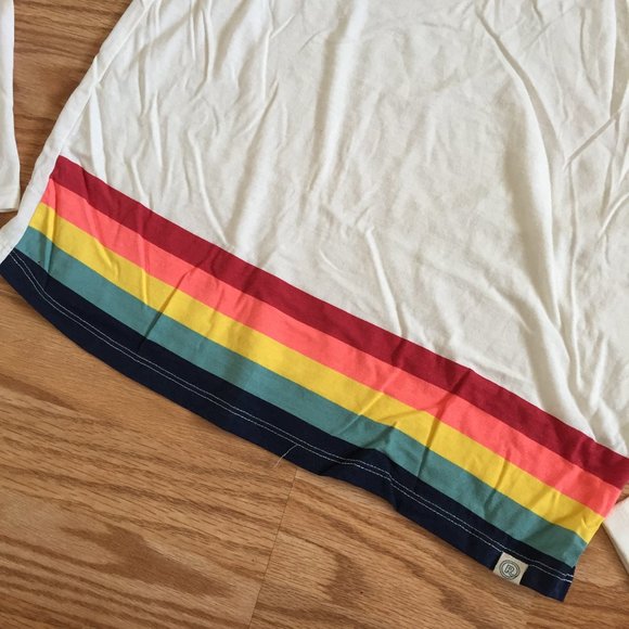 MARINE LAYER RE-SPUN STRIPE L/S CREW SHIRT S M L - Picture 4 of 9